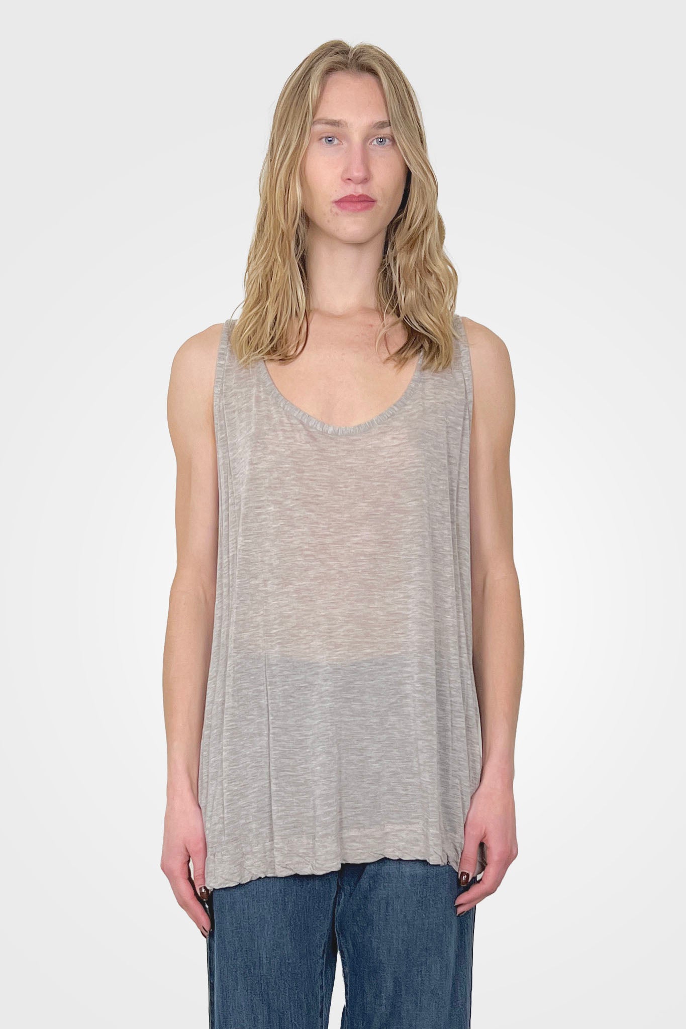 Oversized Tank - Latte by Private 0204 | 25 South Boutiques