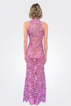 Etta Long Dress - Lavender Garden by Rococo Sand — alternate view