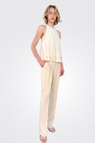 Trousers - Beige by Seventy Venezia — view 3