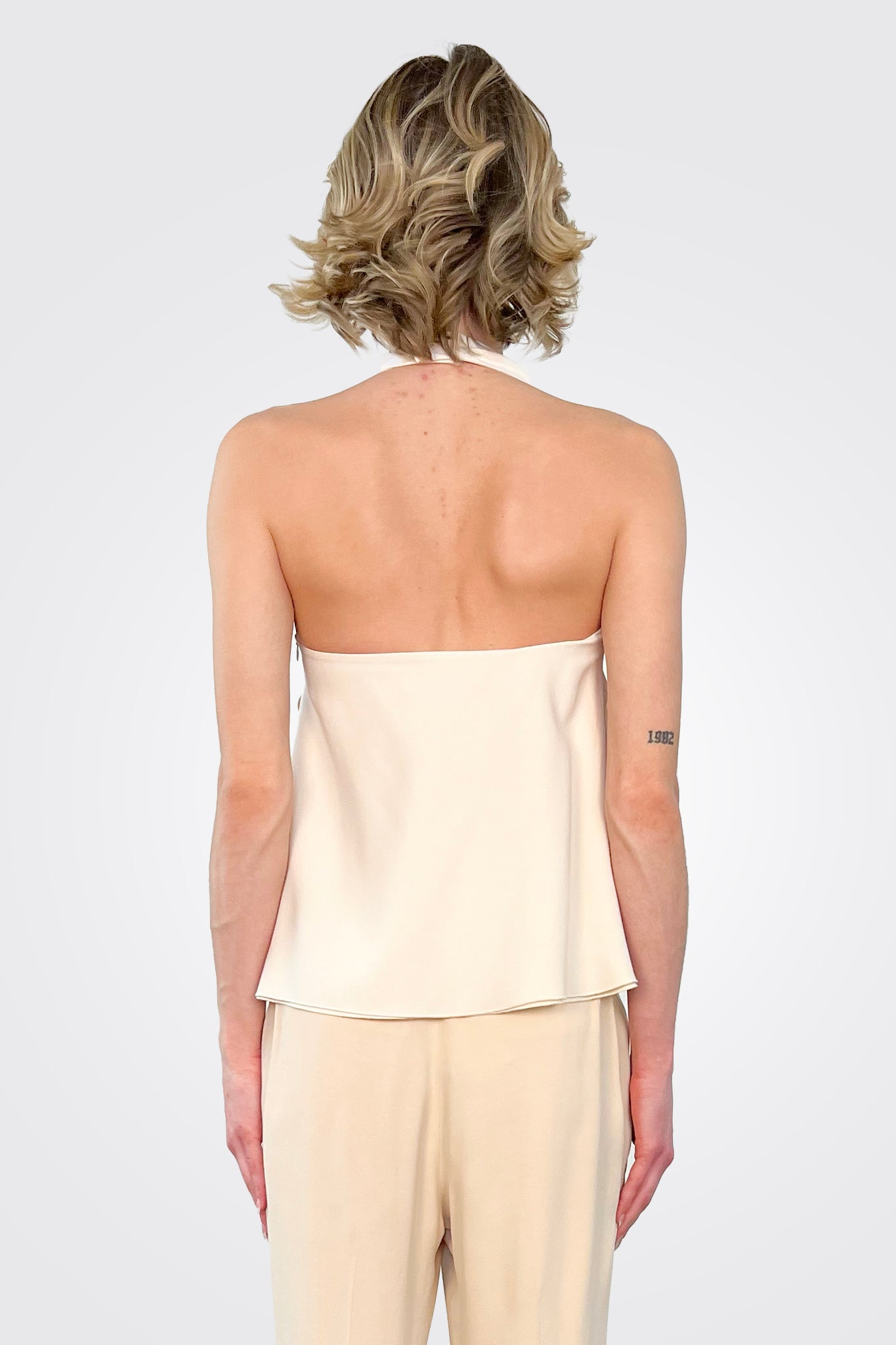 Halter Blouse - Tan by Liviana Conti — alternate view