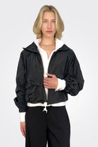 Taffeta Bomber Jacket - Nero by Liviana Conti — view 3