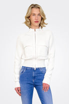 Pocket Cardigan - Bianco by Liviana Conti | 25 South Boutiques