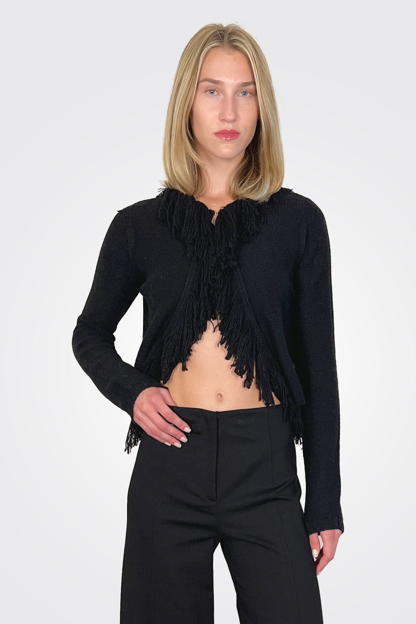 Aiden Cardigan - Black by Liviana Conti — alternate view