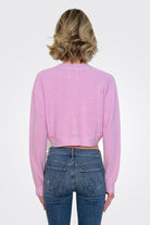 Naomi Mini Cardigan - Lilac by Crush Cashmere — alternate view