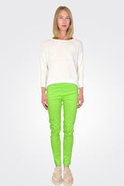 Slim Fit Trousers - Lime by Rundholz | 25 South Boutiques
