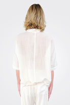 Linen Cotton Shirt - Natural by Kristensen — view 3