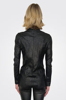 Leather Blazer Jacket - Nero by Giorgio Brato — view 4