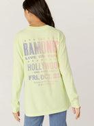 Ramones Hollywood Oversized Tee - Acid Yellow by DayDreamer — alternate view