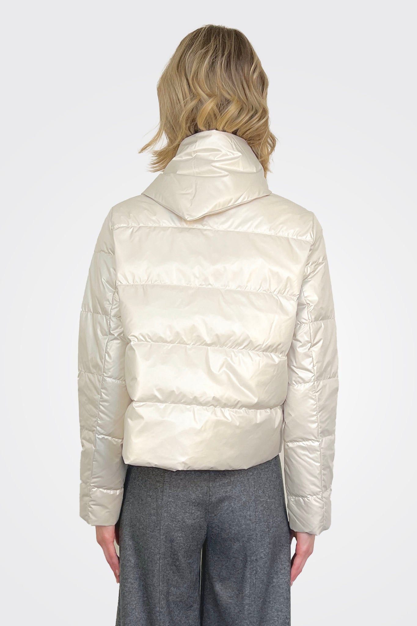 Padded Down Jacket - Pumice by Liviana Conti — view 3