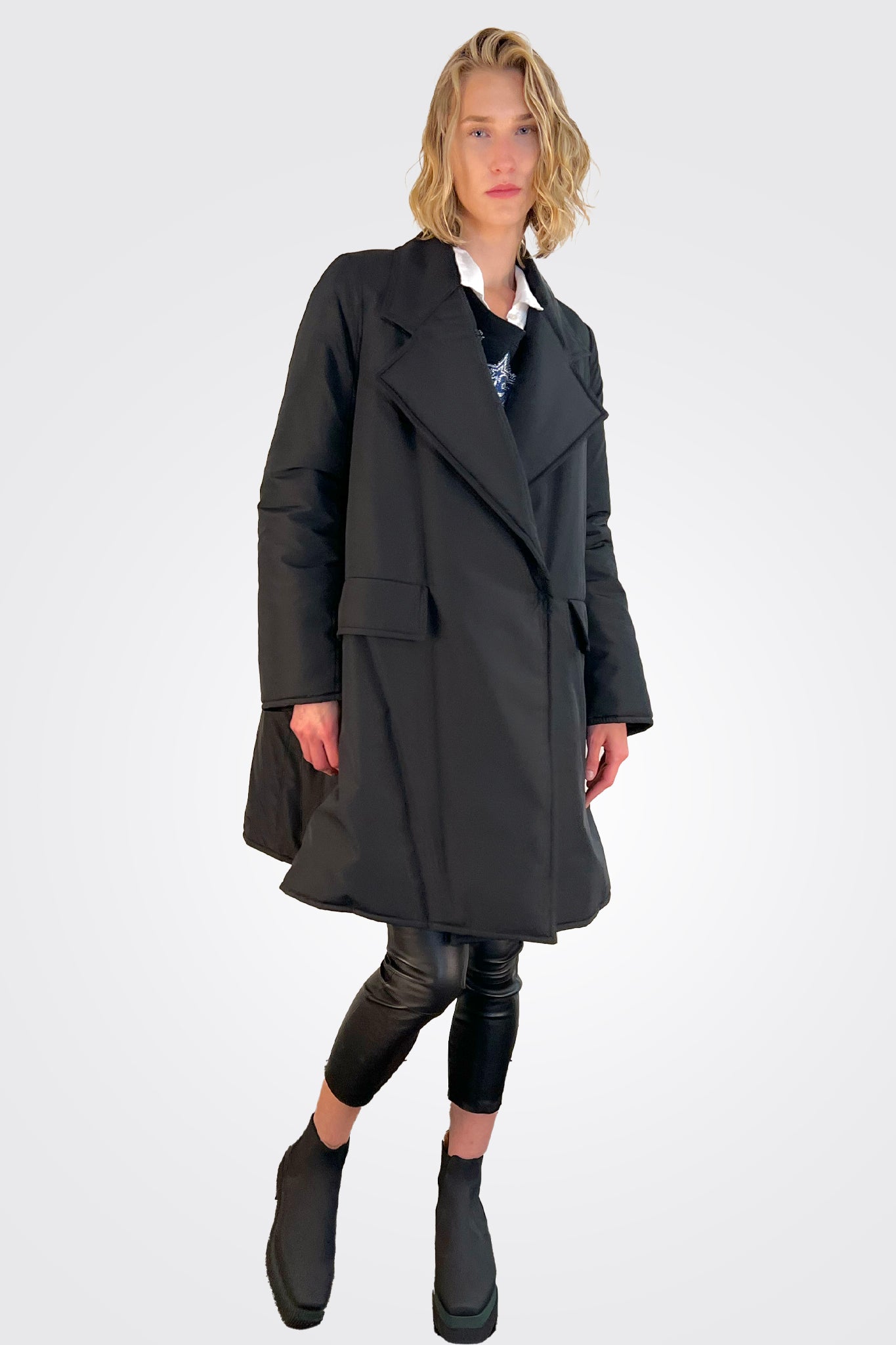 Oversized Jacket - Nero by Malloni — alternate view