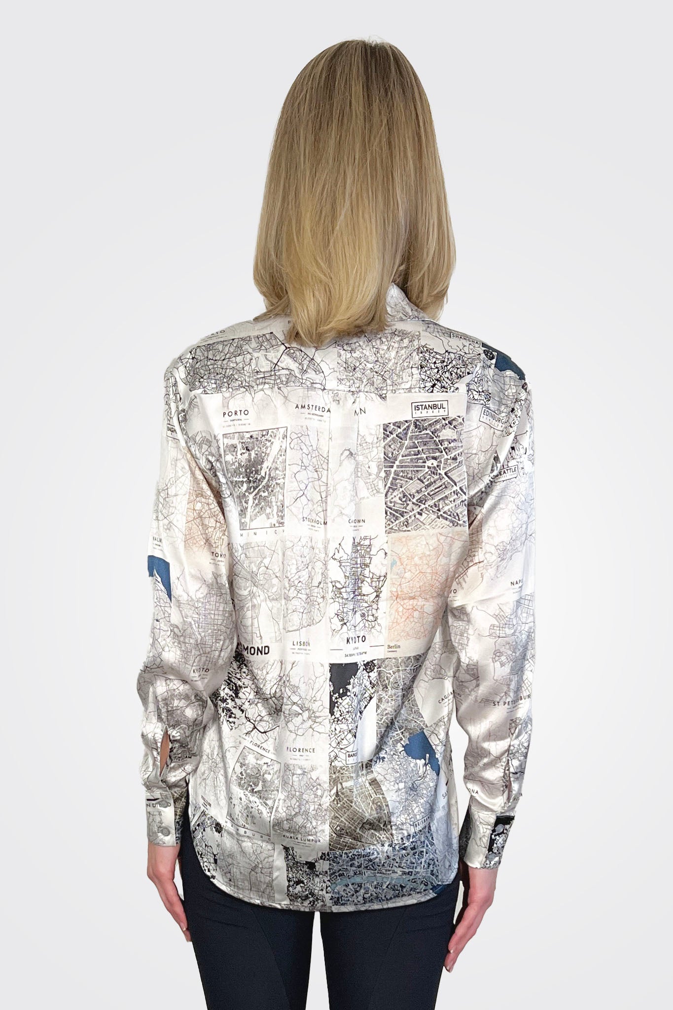Heather Blouse - Maps by Unbreakable Evolution — alternate view