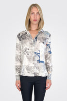 Heather Blouse - Maps by Unbreakable Evolution | 25 South Boutiques