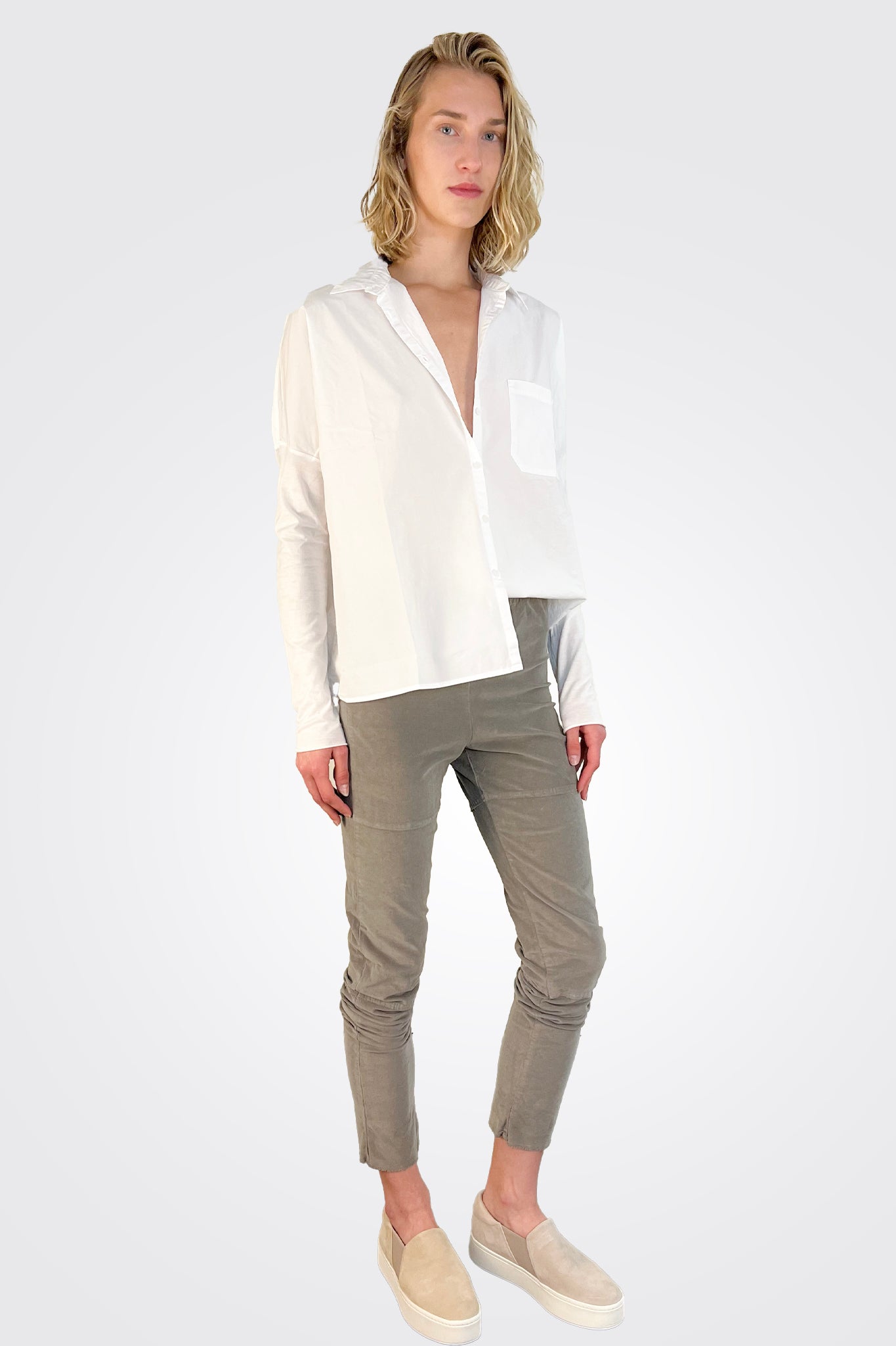 Corduroy Legging Pants - Marble by Kristensen | 25 South Boutiques