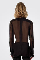 Camicia Chi Shirt - Black by Masnada — alternate view