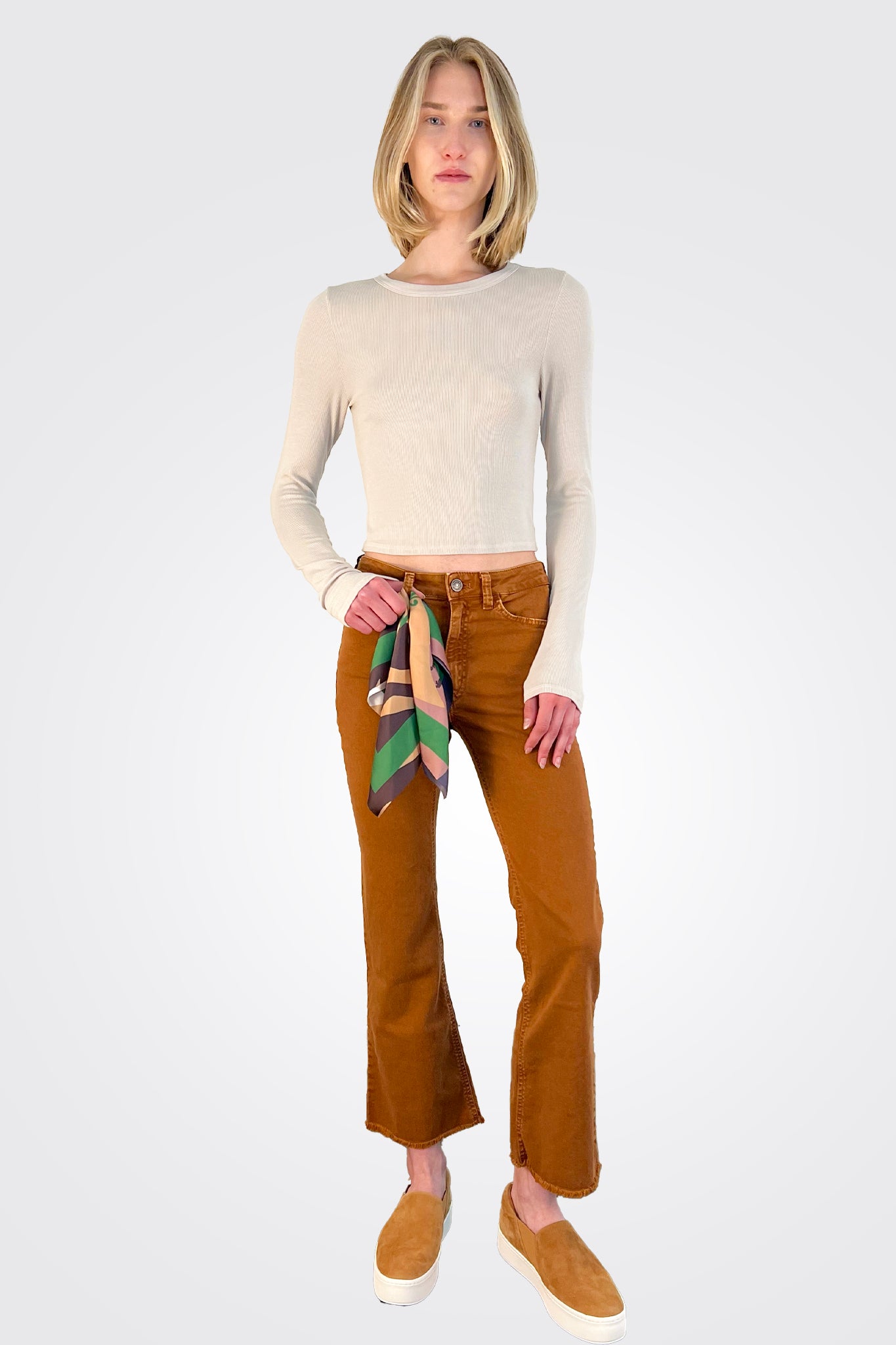 Olivia Trousers - Brown by Masons | 25 South Boutiques