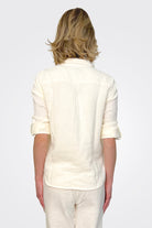 Long Sleeve Button Down Shirt - Macadamia by Bobi — view 3