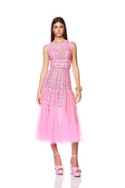 Megan Midi Dress - Baby Pink by Bronx And Banco | 25 South Boutiques