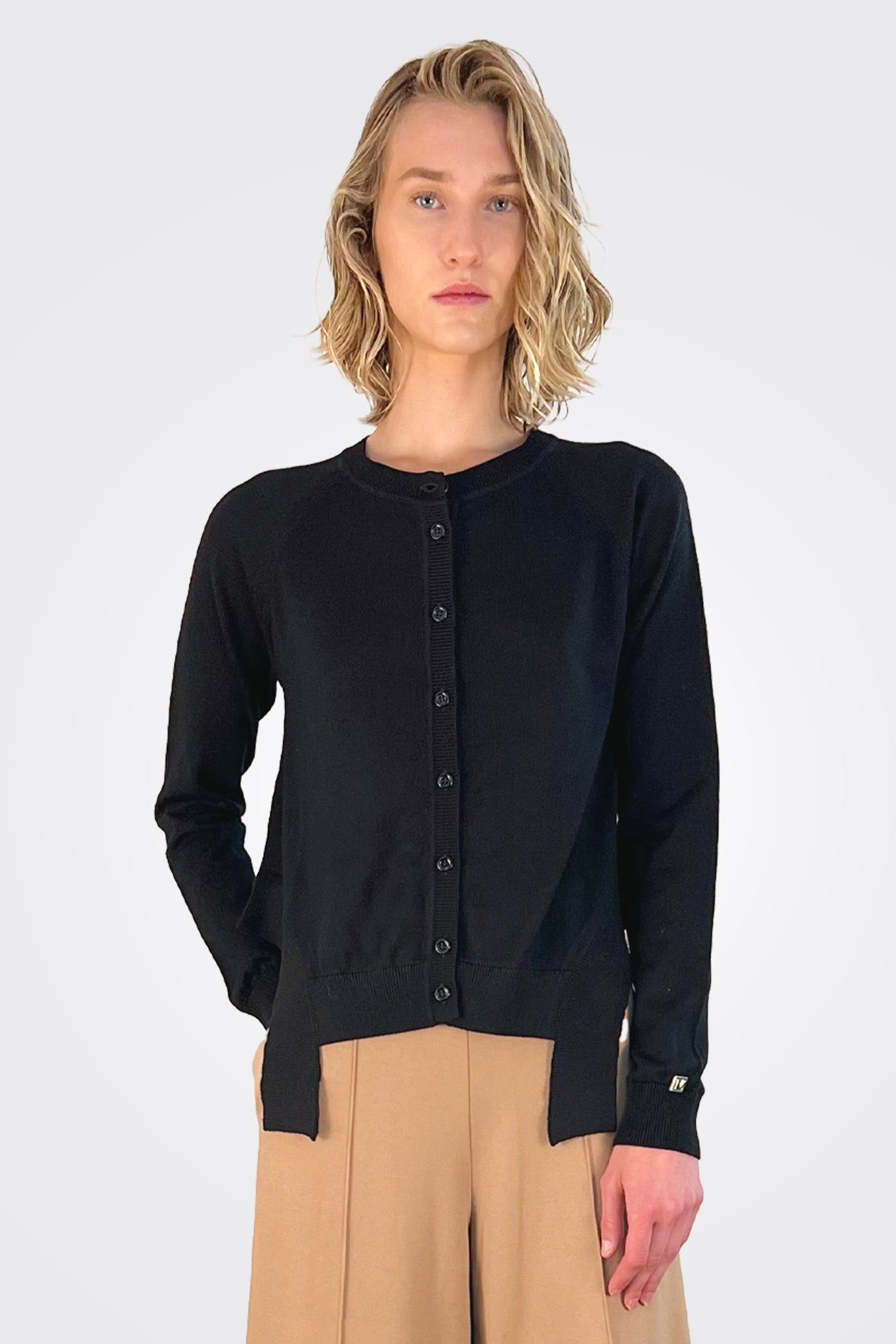 Hem Detail Jacket - Black by MeiMeij | 25 South Boutiques