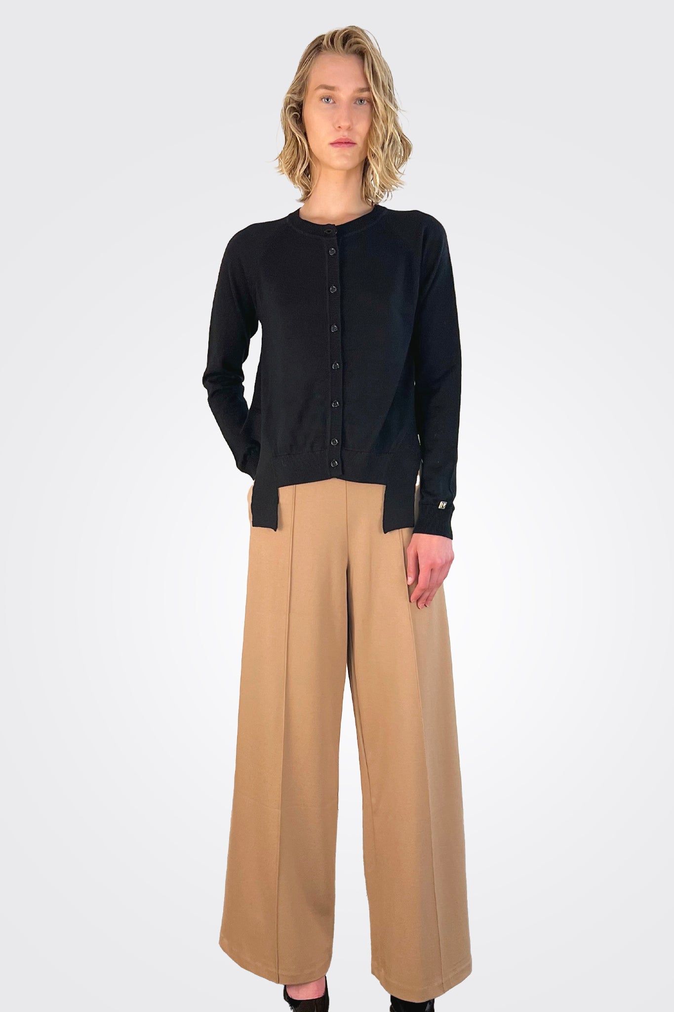 Hem Detail Jacket - Black by MeiMeij — view 4