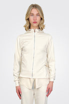 Multi Zip Hooded Jacket - Beige by MeiMeij | 25 South Boutiques