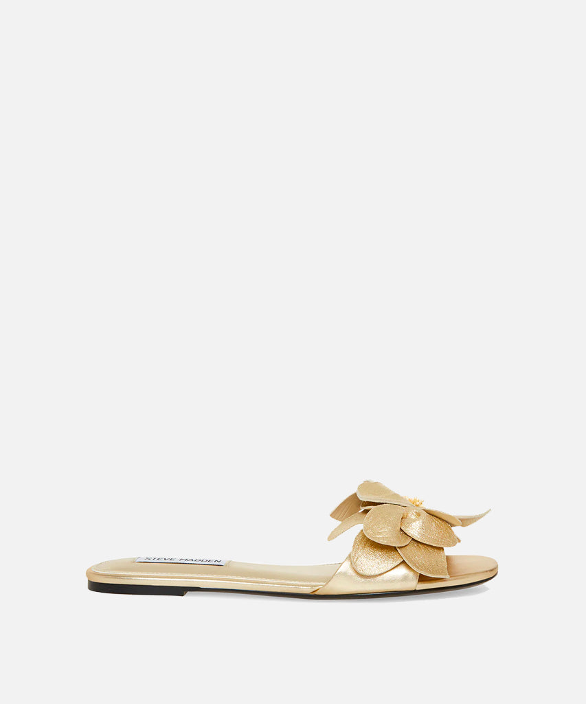 Melena Leather Sandal - Gold by Steve Madden | 25 South Boutiques