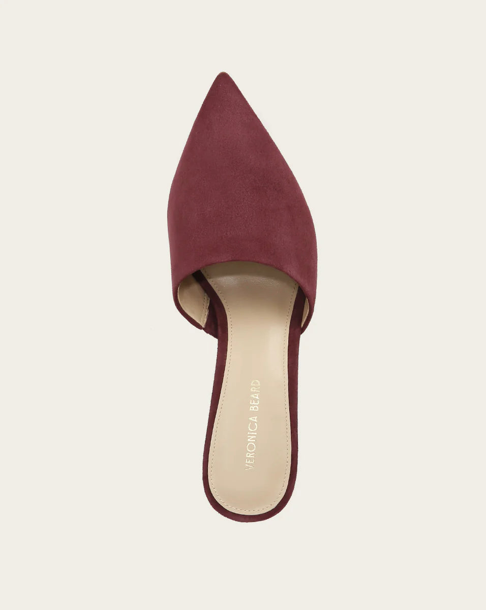 Merla Kitten Heel - Merlot by Veronica Beard — view 4