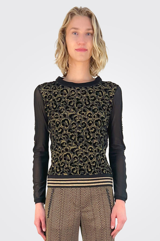 mesh-blouse-black-print