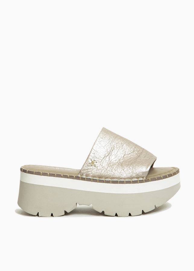 Mayumi Platform Sandal - Metallic by Patrizia Bonfanti | 25 South Boutiques