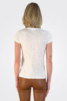 V Neck Short Sleeve Top - Meteor by Gilda Midani — alternate view