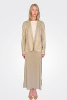 Maxi Skirt - Sable by Majestic — view 3
