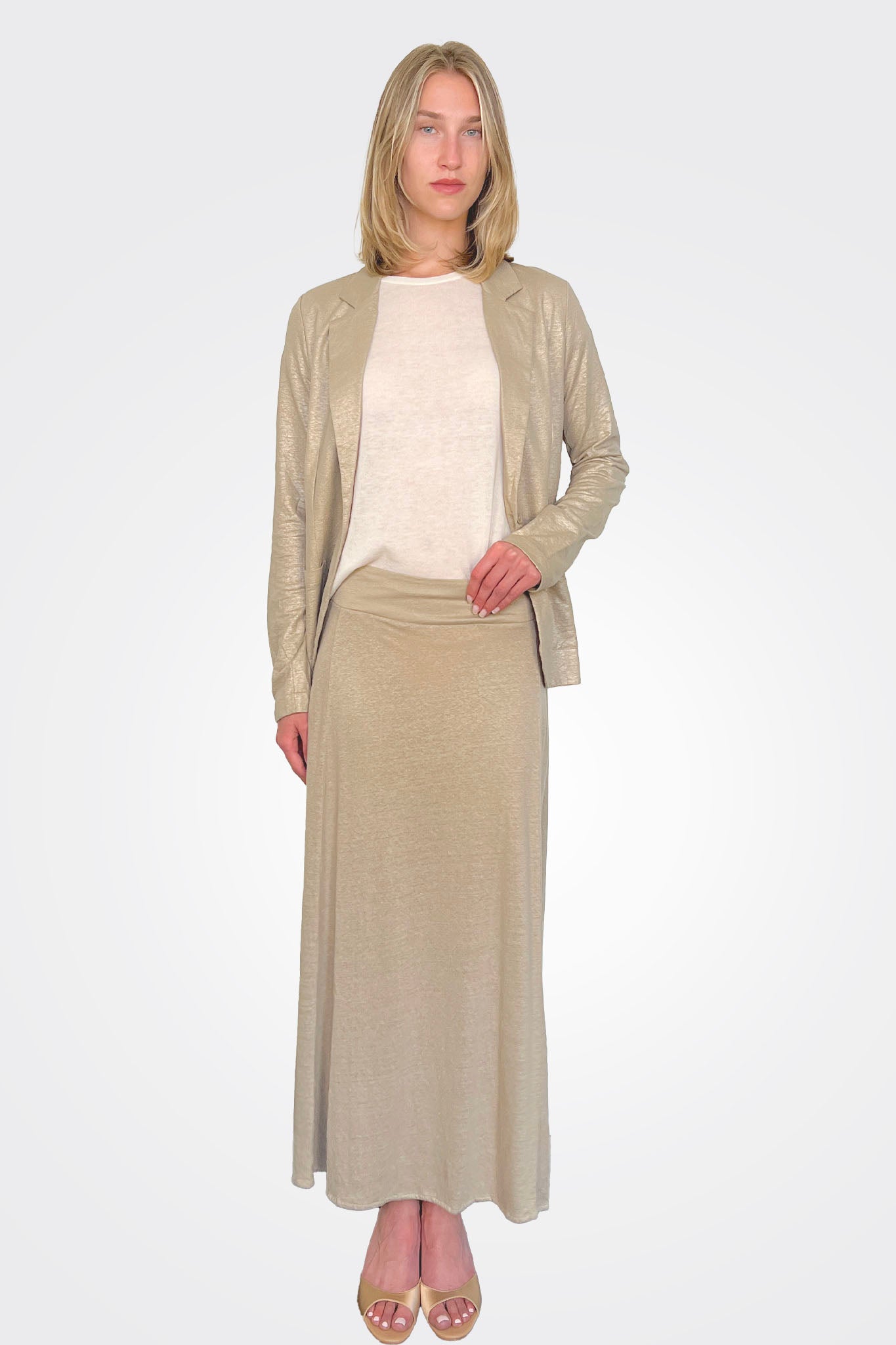 Maxi Skirt - Sable by Majestic | 25 South Boutiques