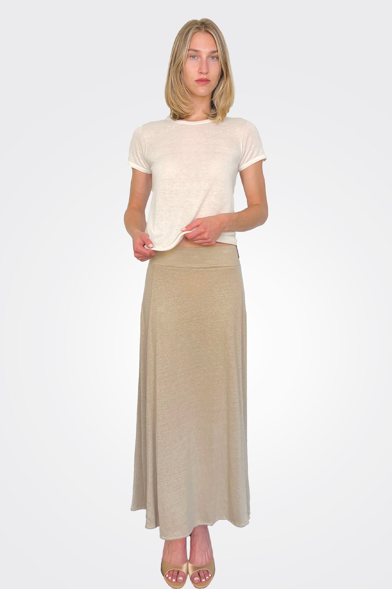 Maxi Skirt - Sable by Majestic — alternate view