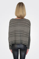 Striped Sweater - Black Storm by Matthildur — alternate view