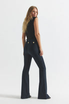 Robertson Flare Trousers - Midnight by Derek Lam — view 4