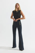 Robertson Flare Trousers - Midnight by Derek Lam | 25 South Boutiques