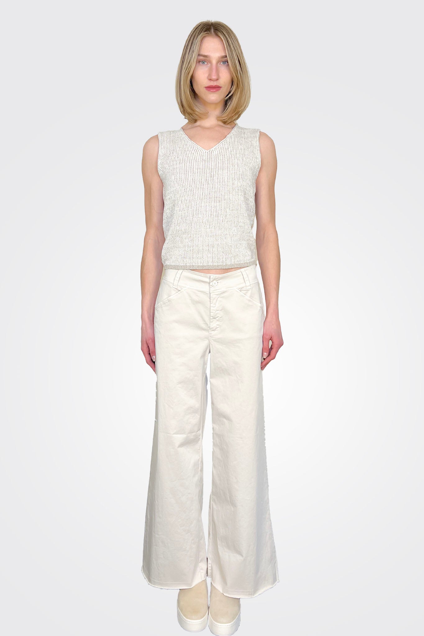 Flare Pants - Milk by Transit Par-Such | 25 South Boutiques
