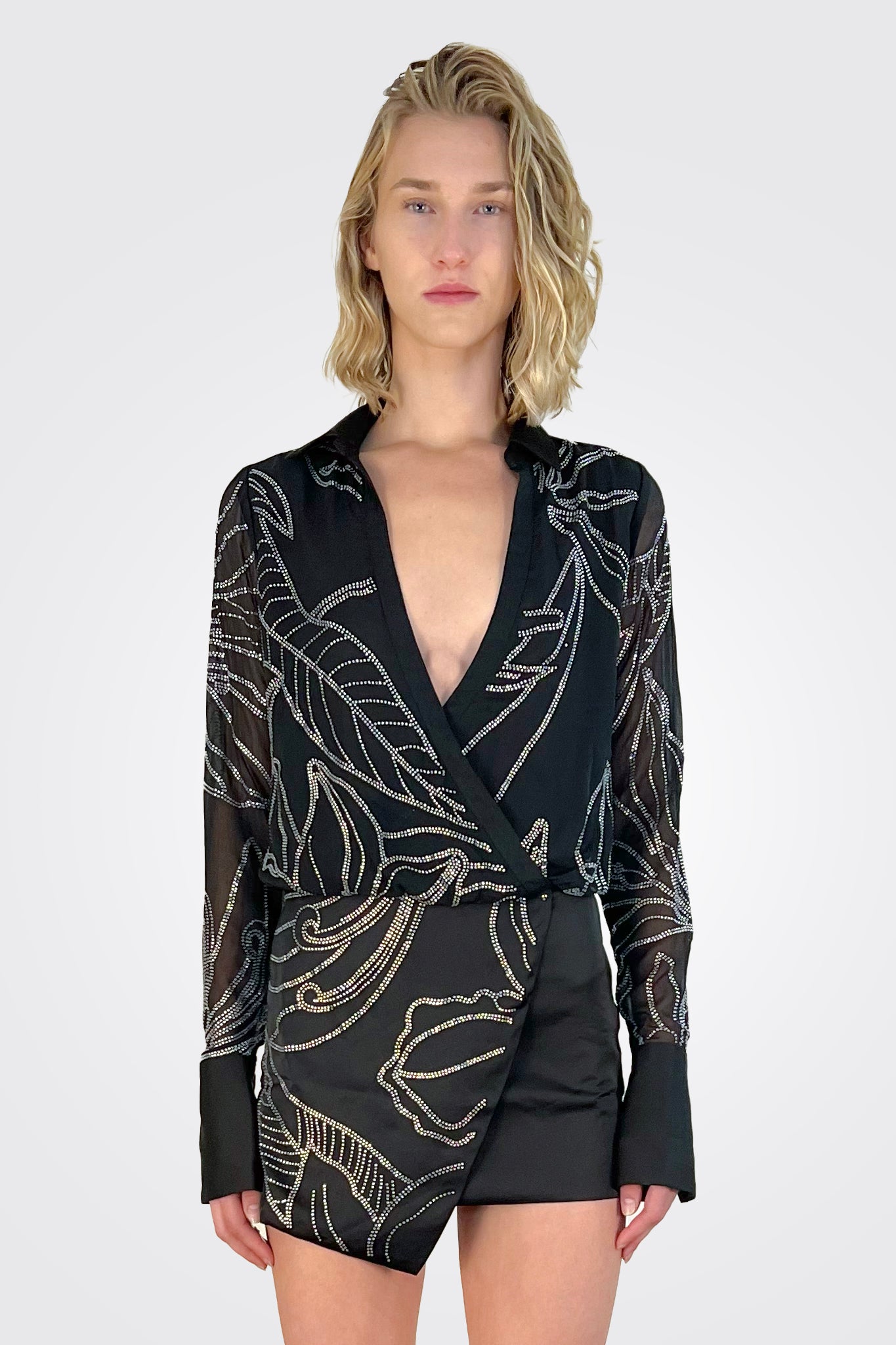 Dream Mini Dress - Black by Rococo Sand — alternate view