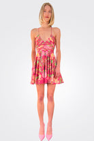 Chloe Mini Dress - Fuchsia Pink by Rococo Sand | 25 South Boutiques