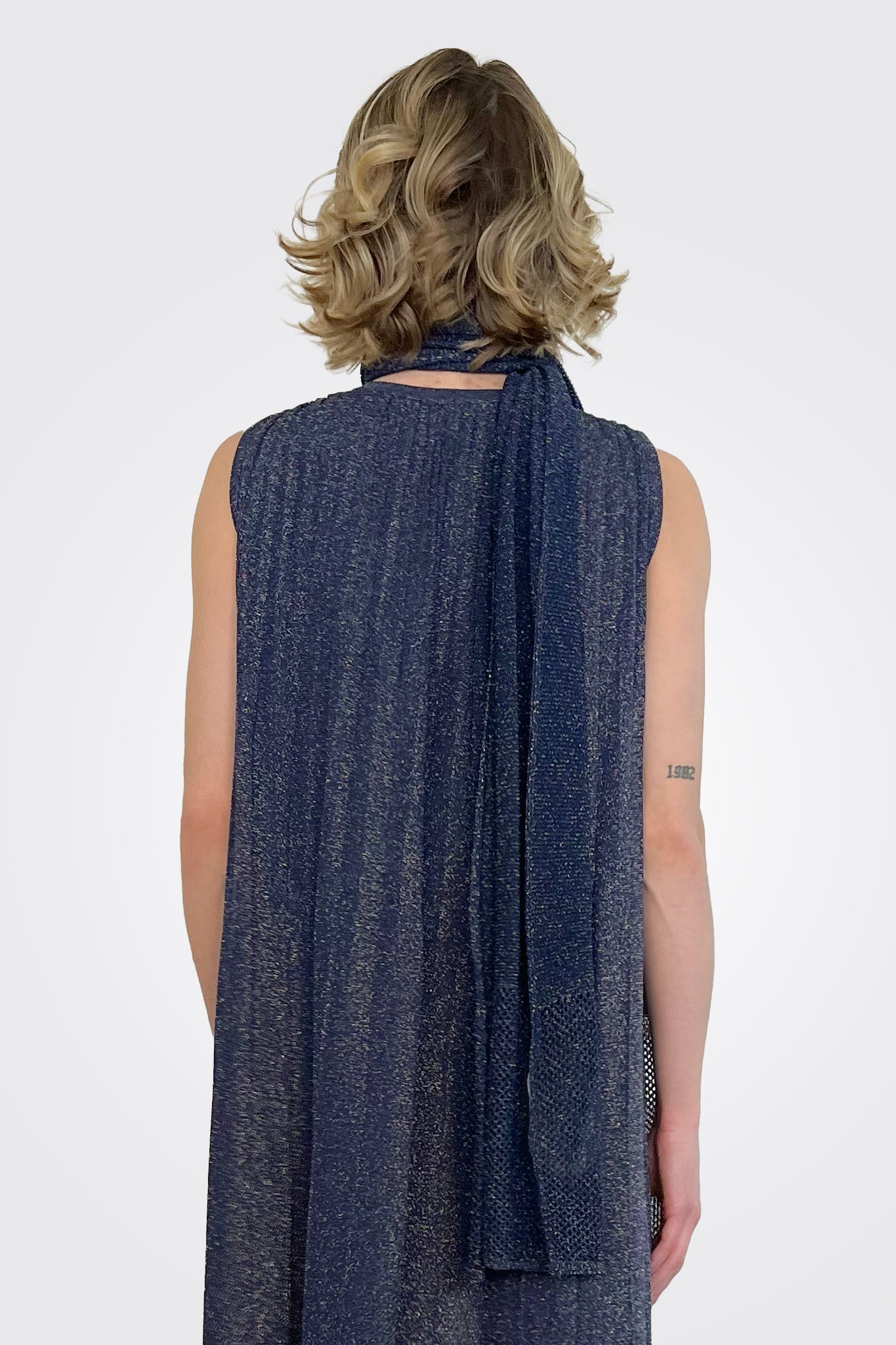Scarf - Metallic Navy by Missoni — alternate view