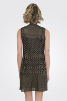 Crewneck Mini Dress - Ono Black by Missoni — view 3