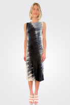 Midi Shift Dress - Sand Black by Michelle Jonas | 25 South Boutiques