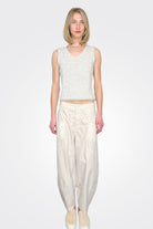 Baggy Leg Comfort Trousers - Milk by Transit Par-Such | 25 South Boutiques