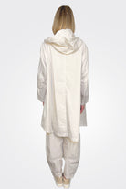 Hooded Midi Trench Coat - Milk by Transit Par-Such — view 4