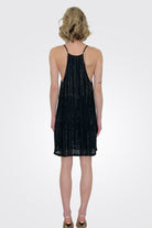 Sequin Mini Dress - Black by MLV — alternate view