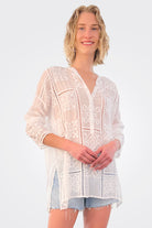 Mosaic Tunic - White by Johnny Was | 25 South Boutiques