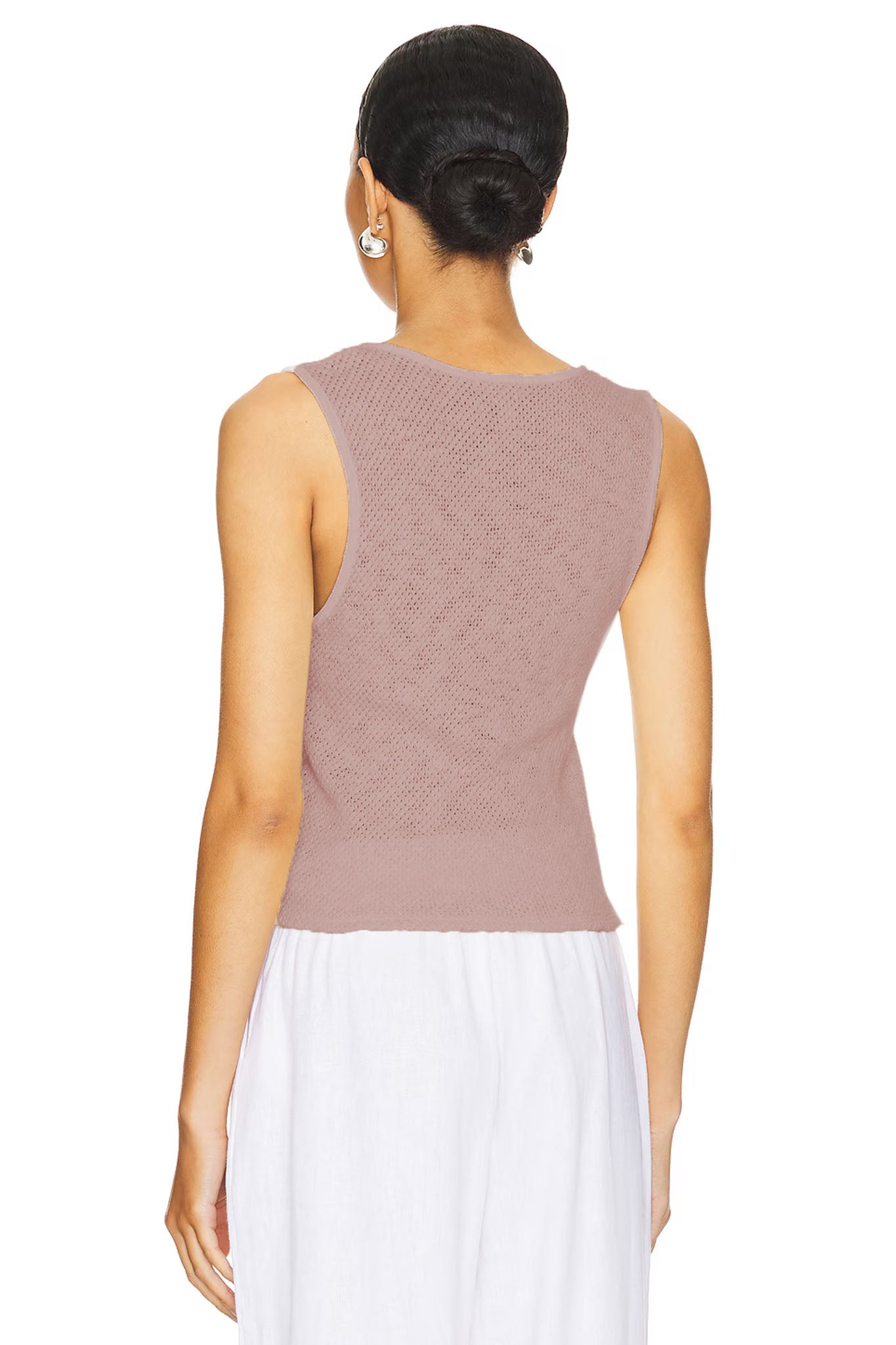 Caspian Twist Top - Mocha by LA Made — alternate view