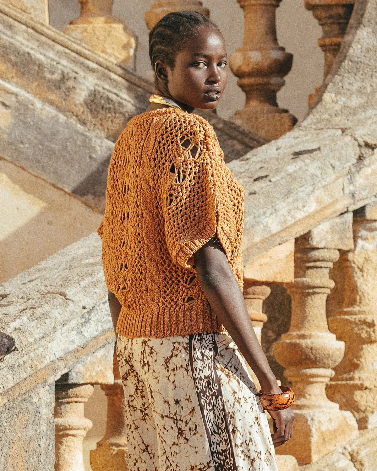 Capria Sweater - Ocre by Mes Demoiselles — alternate view