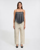 Creme Denim Pants - Ecru by Mes Demoiselles | 25 South Boutiques