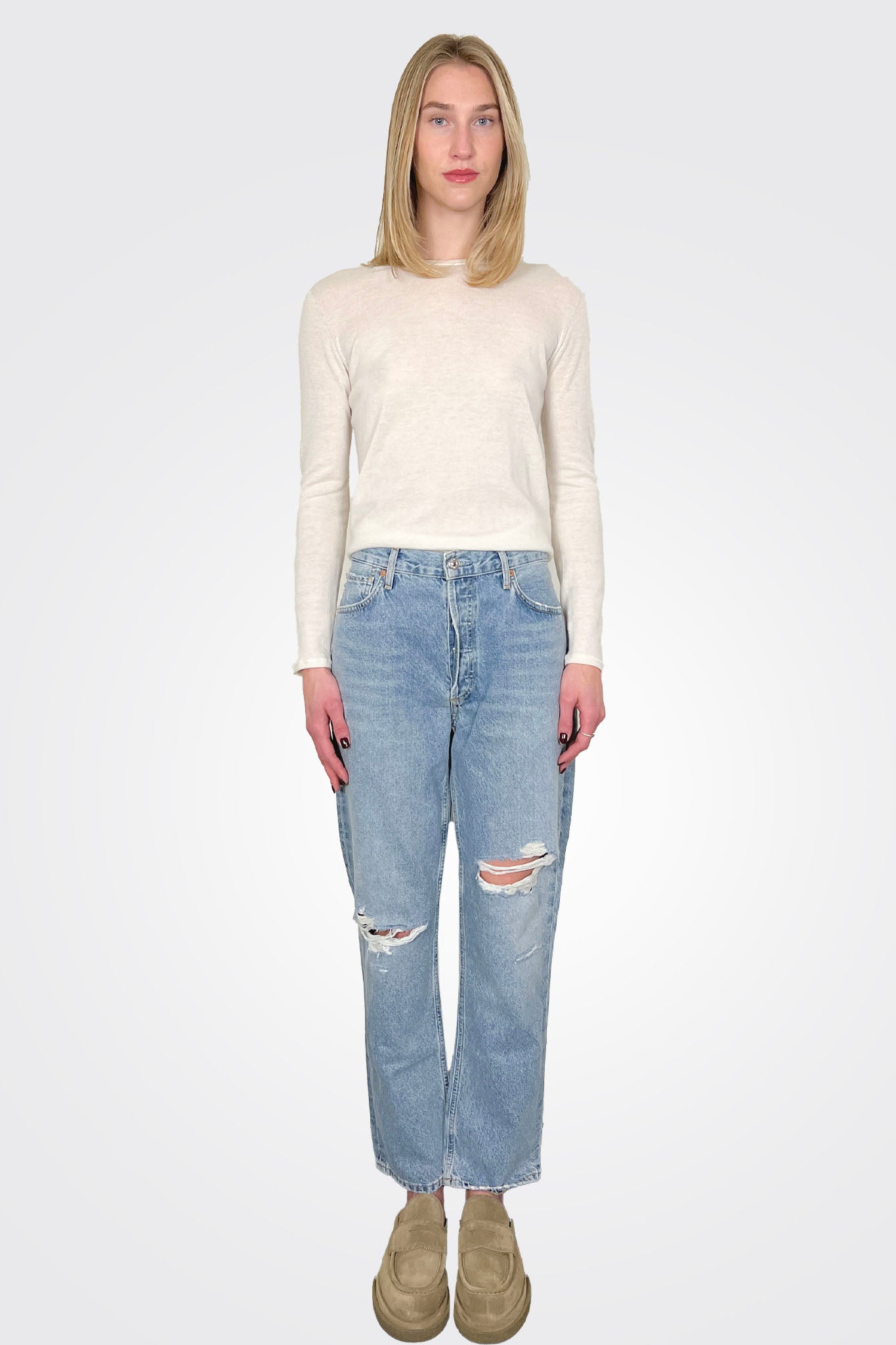 Charlotte High Rise Straight Jean - Moondust by Citizens of Humanity | 25 South Boutiques