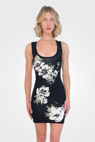 Mini Cutout Dress - Floral by Moschino — view 3